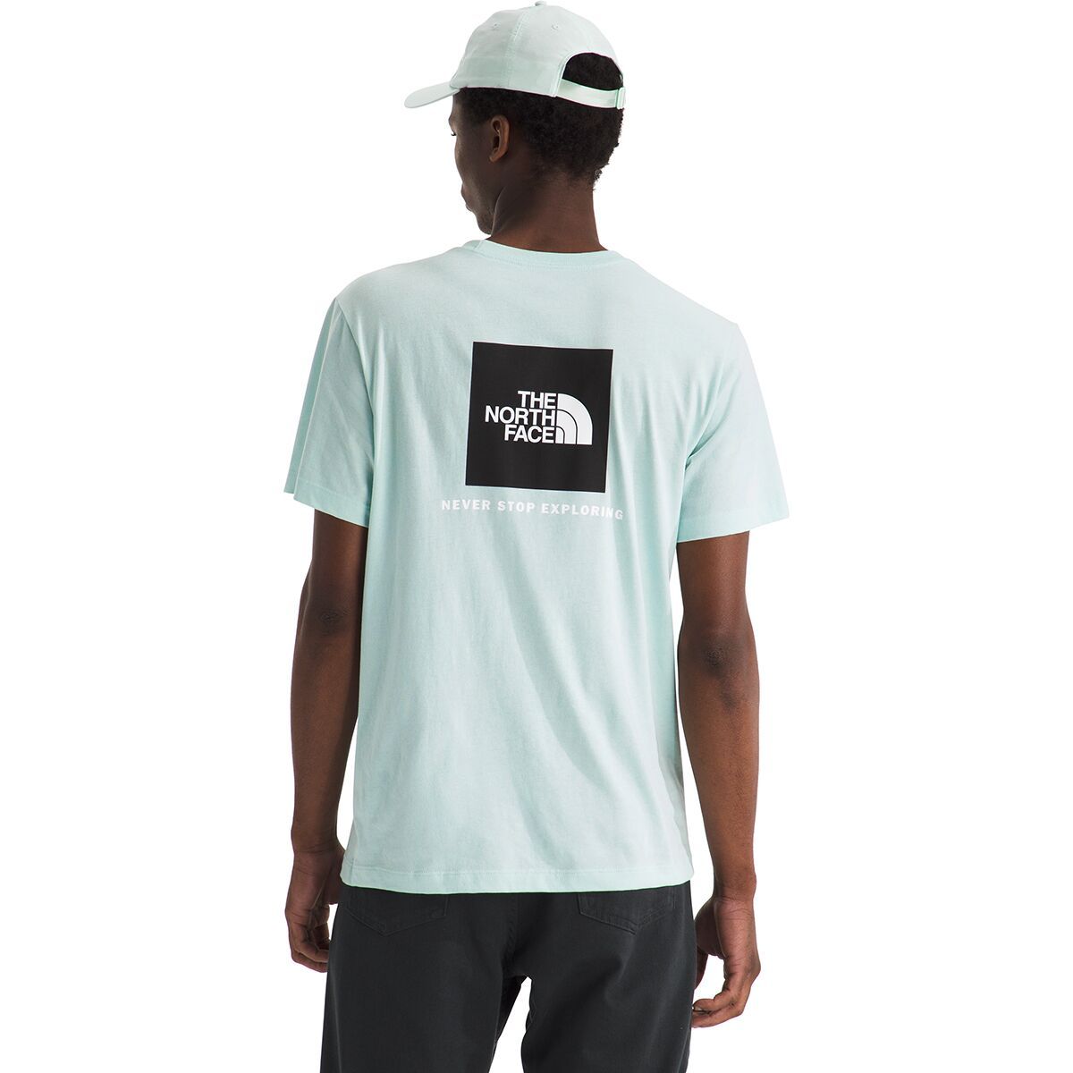 Image of The North Face Evolution Box NSE Short-Sleeve T-Shirt - Men's Opal Frost, XL