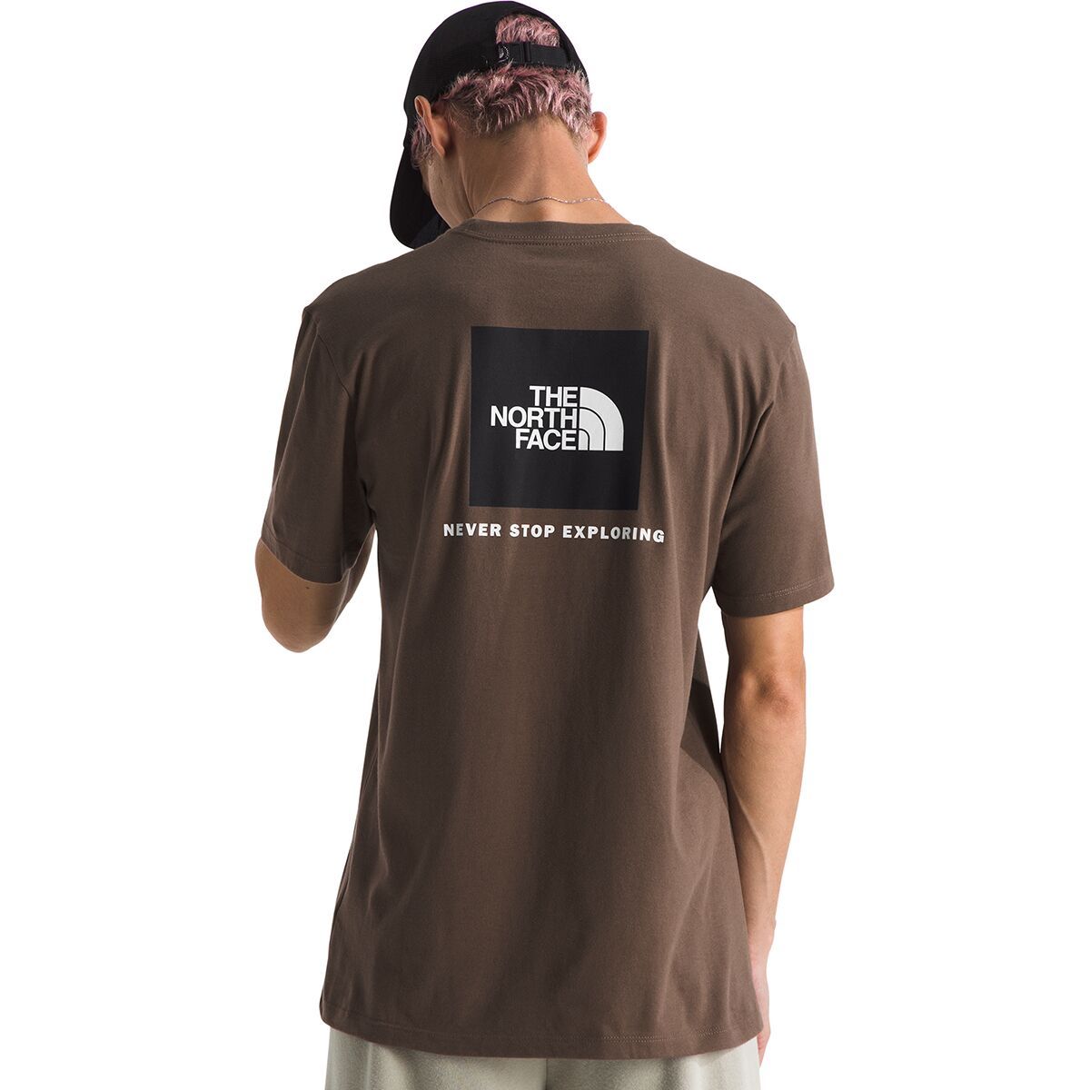 Image of The North Face Evolution Box NSE Short-Sleeve T-Shirt - Men's Smokey Brown, M