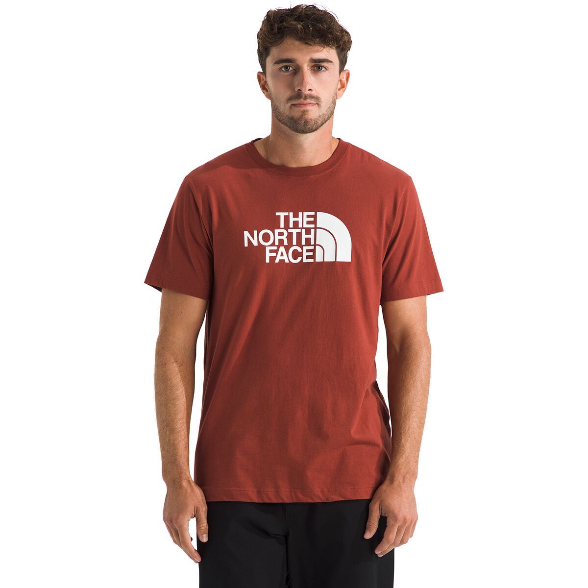 Image of The North Face Short-Sleeve Core Half Dome T-Shirt - Men's Iron Clay, S