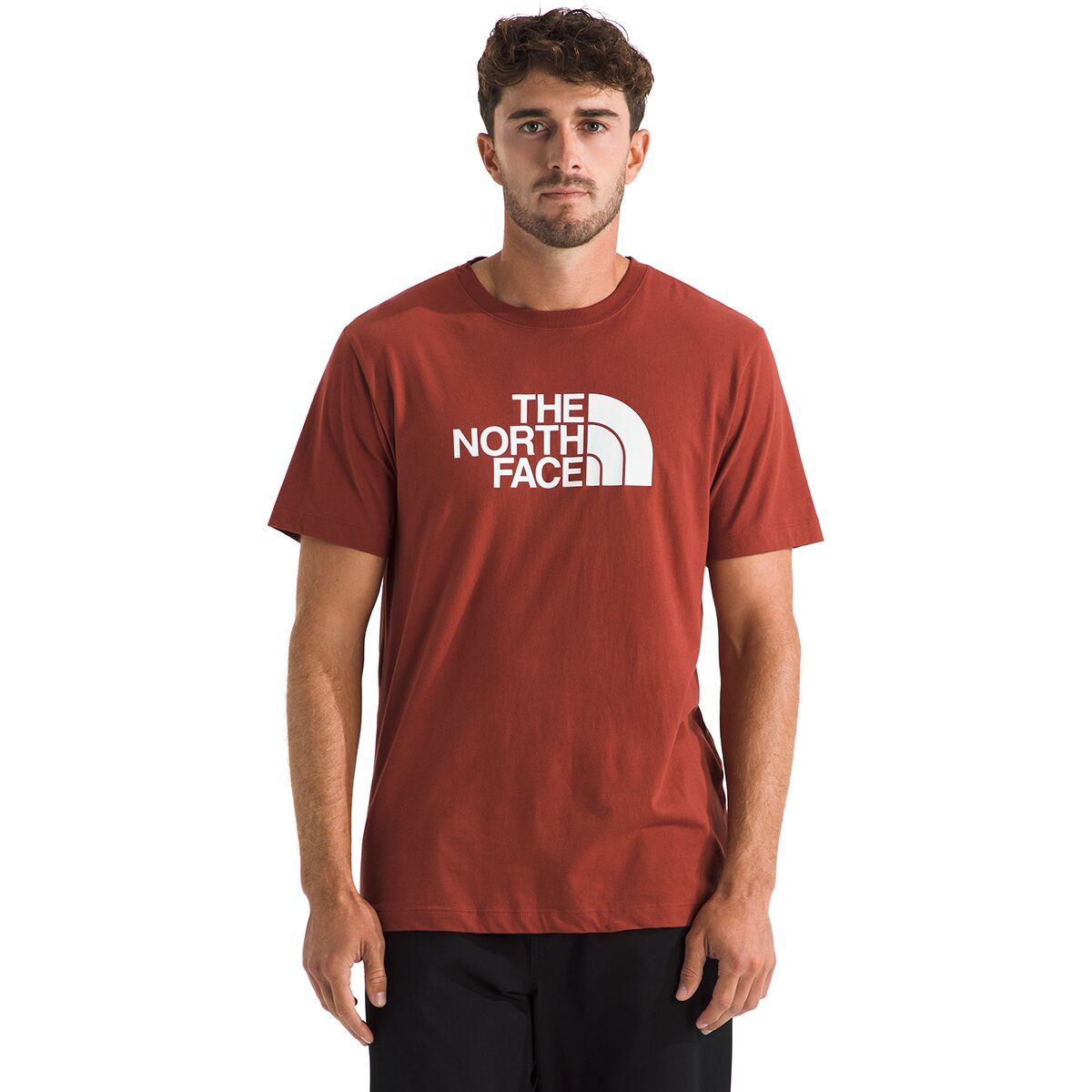 Image of The North Face Short-Sleeve Core Half Dome T-Shirt - Men's Iron Clay, XL