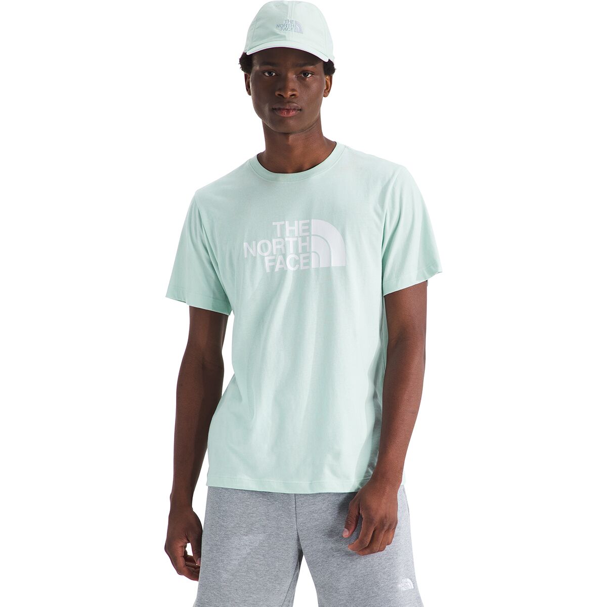 Image of The North Face Short-Sleeve Core Half Dome T-Shirt - Men's Opal Frost, S