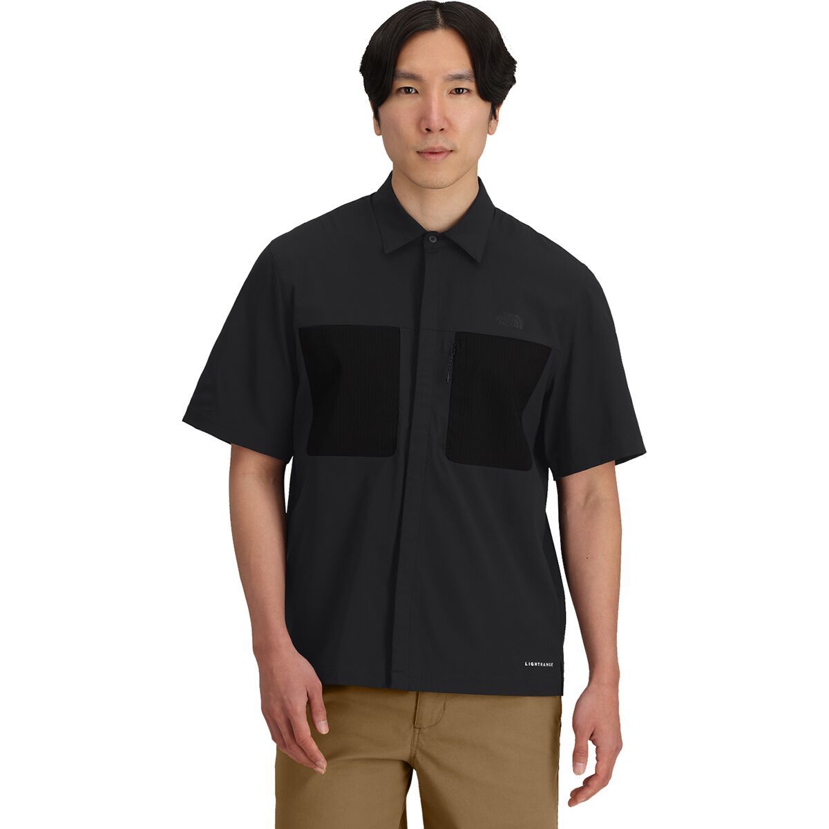 Image of The North Face Short-Sleeve LIGHTRANGE Shirt - Men's TNF Black, XXL