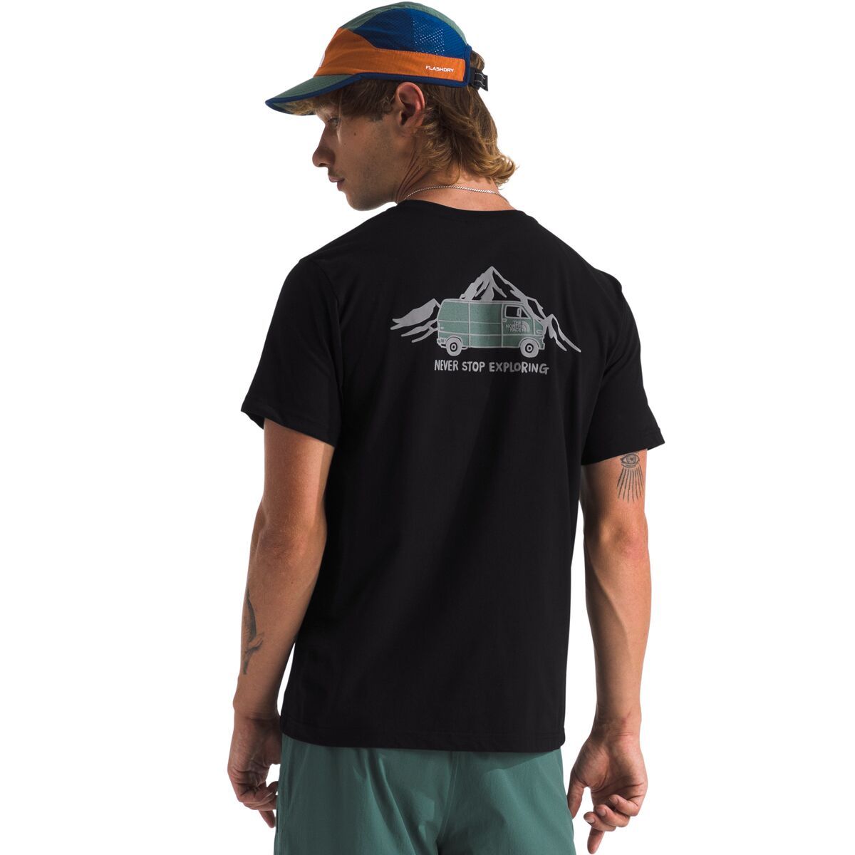 Image of The North Face Short-Sleeve Outdoor Graphic T-Shirt - Men's TNF Black, L