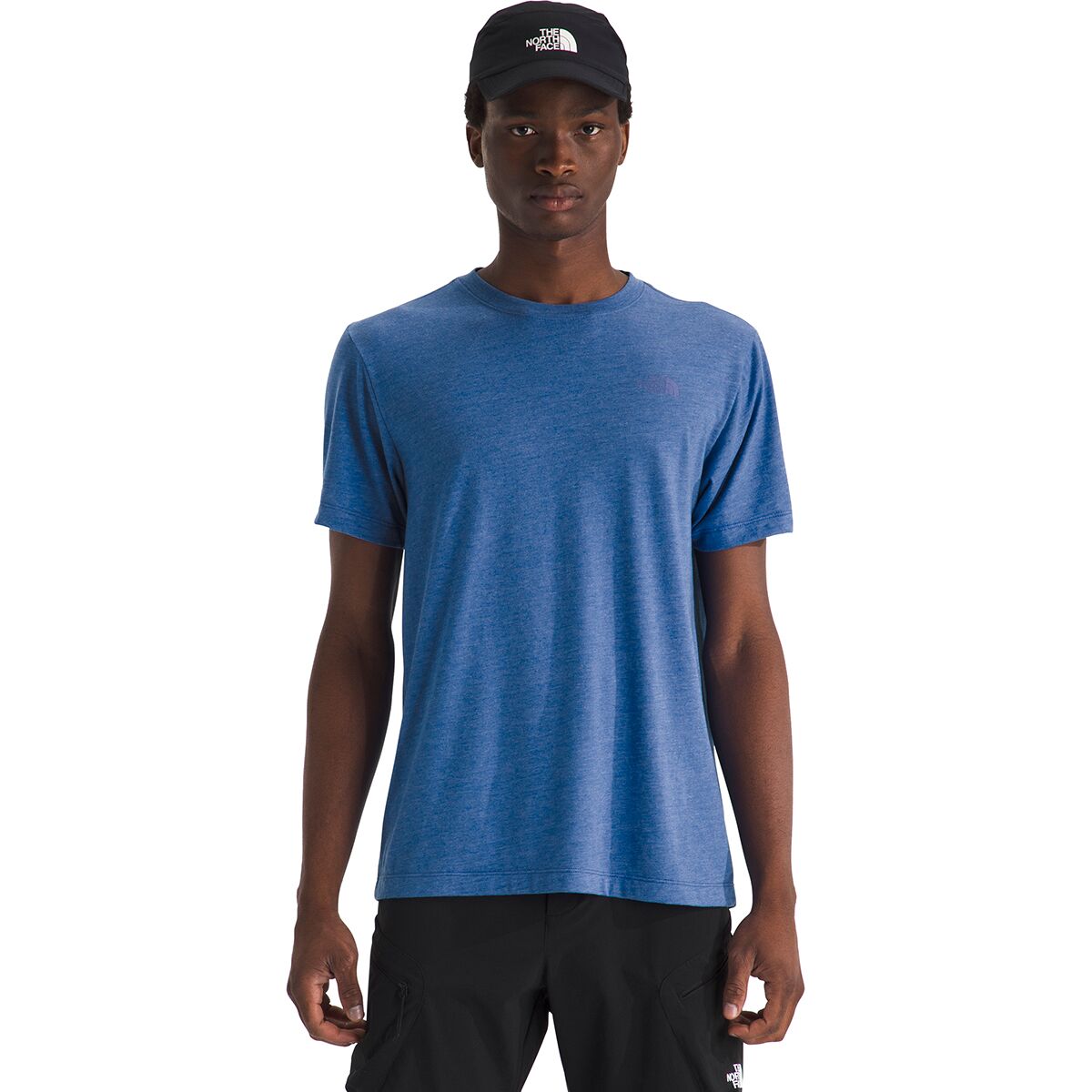 Image of The North Face Short-Sleeve Tri-Blend T-Shirt - Men's TNF Blue White Heather, XL