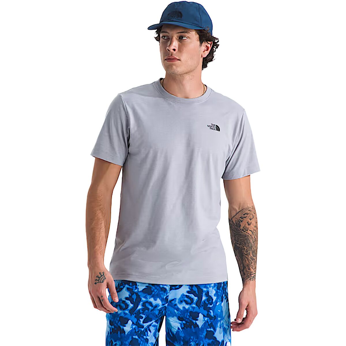 Image of The North Face Short-Sleeve Tri-Blend T-Shirt - Men's TNF Light Grey Heather, L