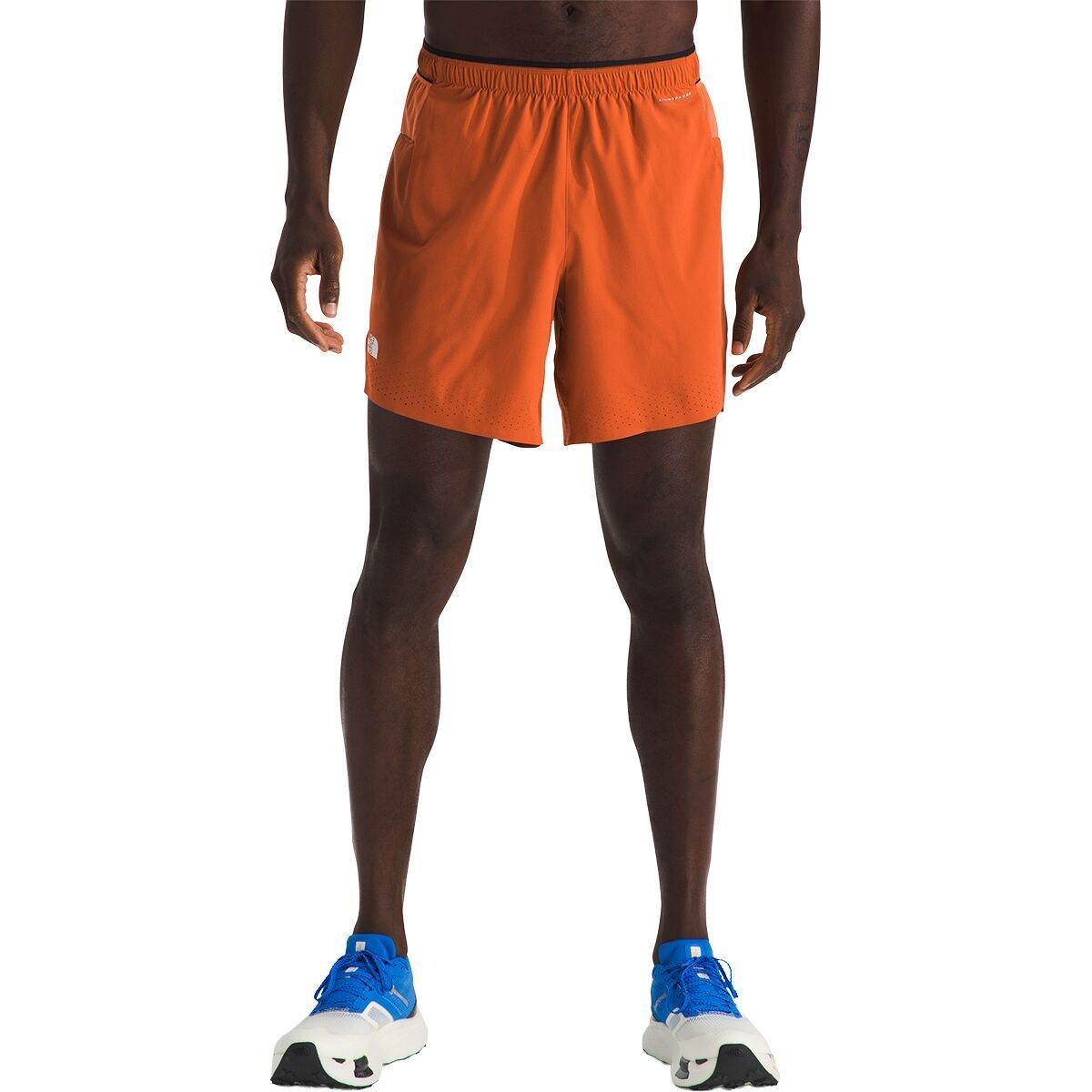 Image of The North Face Summit Pacesetter 7in Short - Men's Iron Bronze/Digital Orange, M/Reg