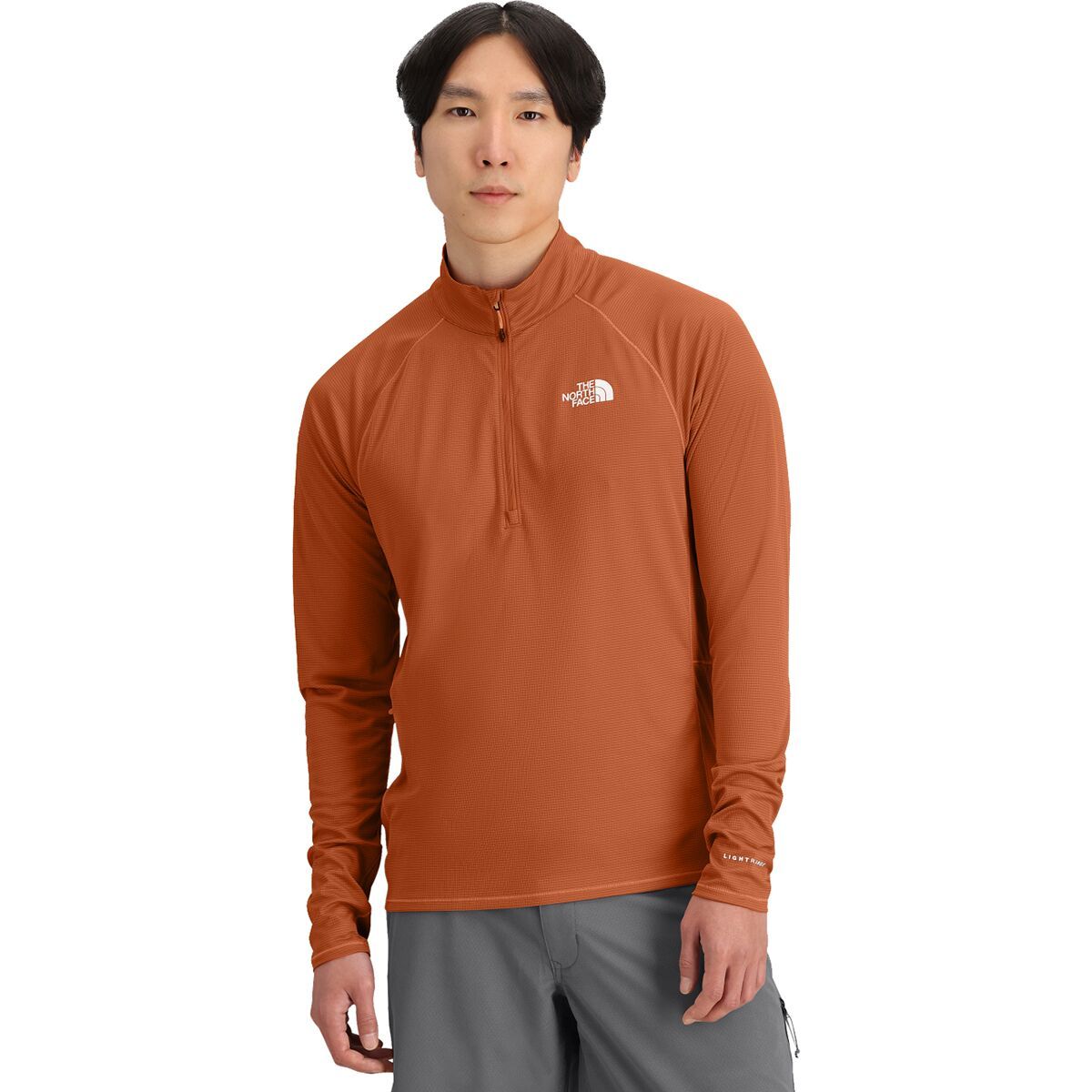 Image of The North Face Sunriser 1/4-Zip Top - Men's Iron Bronze, S