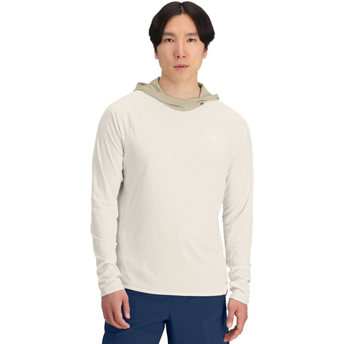 Image of The North Face Sunriser Hoodie - Men's White Dune/Gravel, XXL