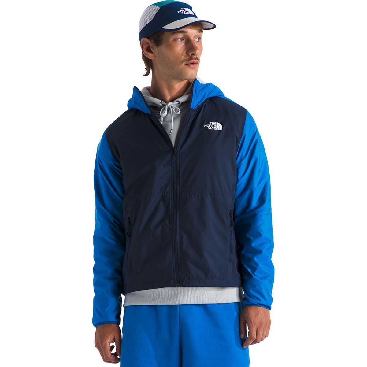 Image of The North Face TNF Cyclone Wind Jacket - Men's Summit Navy/Hero Blue, L