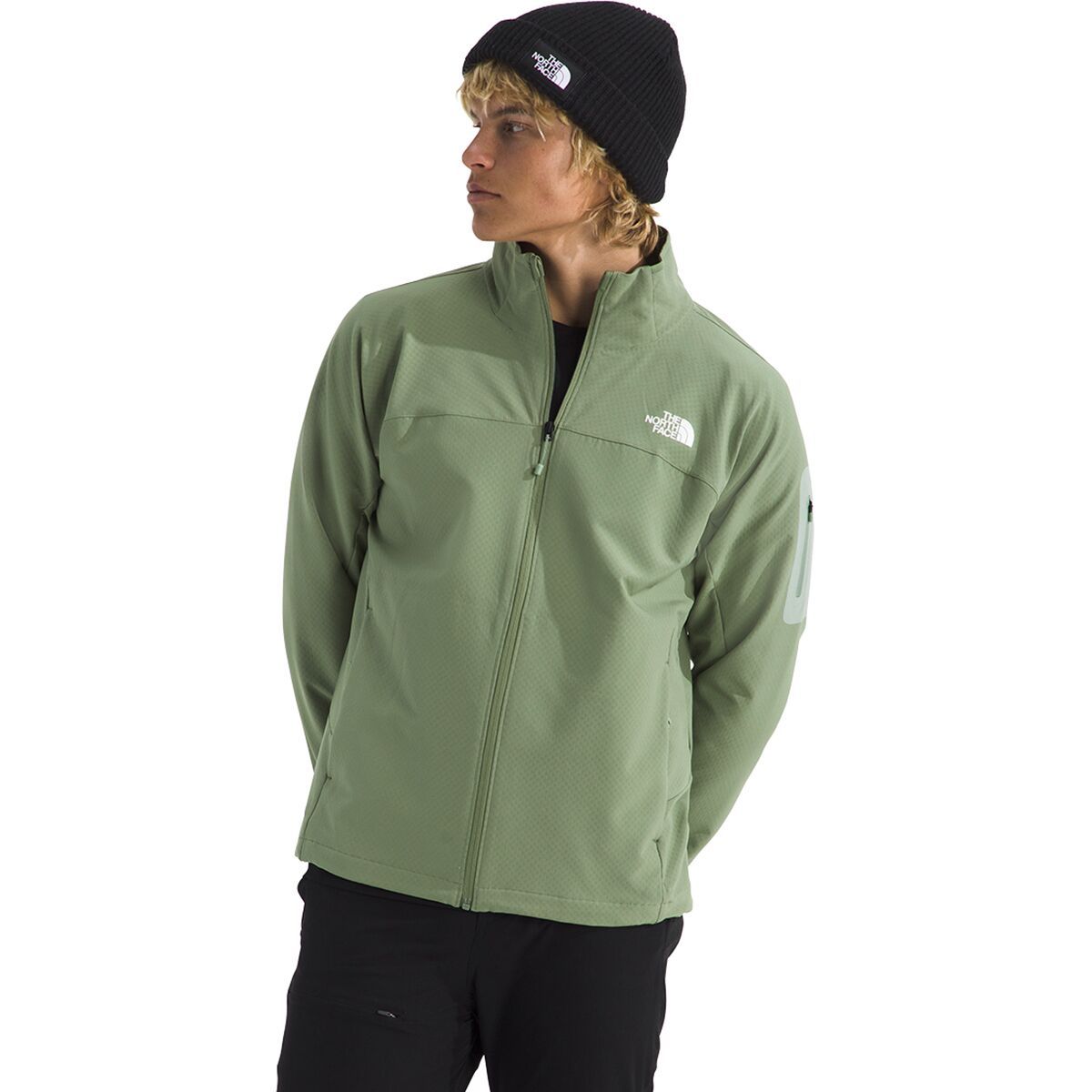 Image of The North Face Tek Approach Jacket - Men's Bark Mist/Slate Moss, M