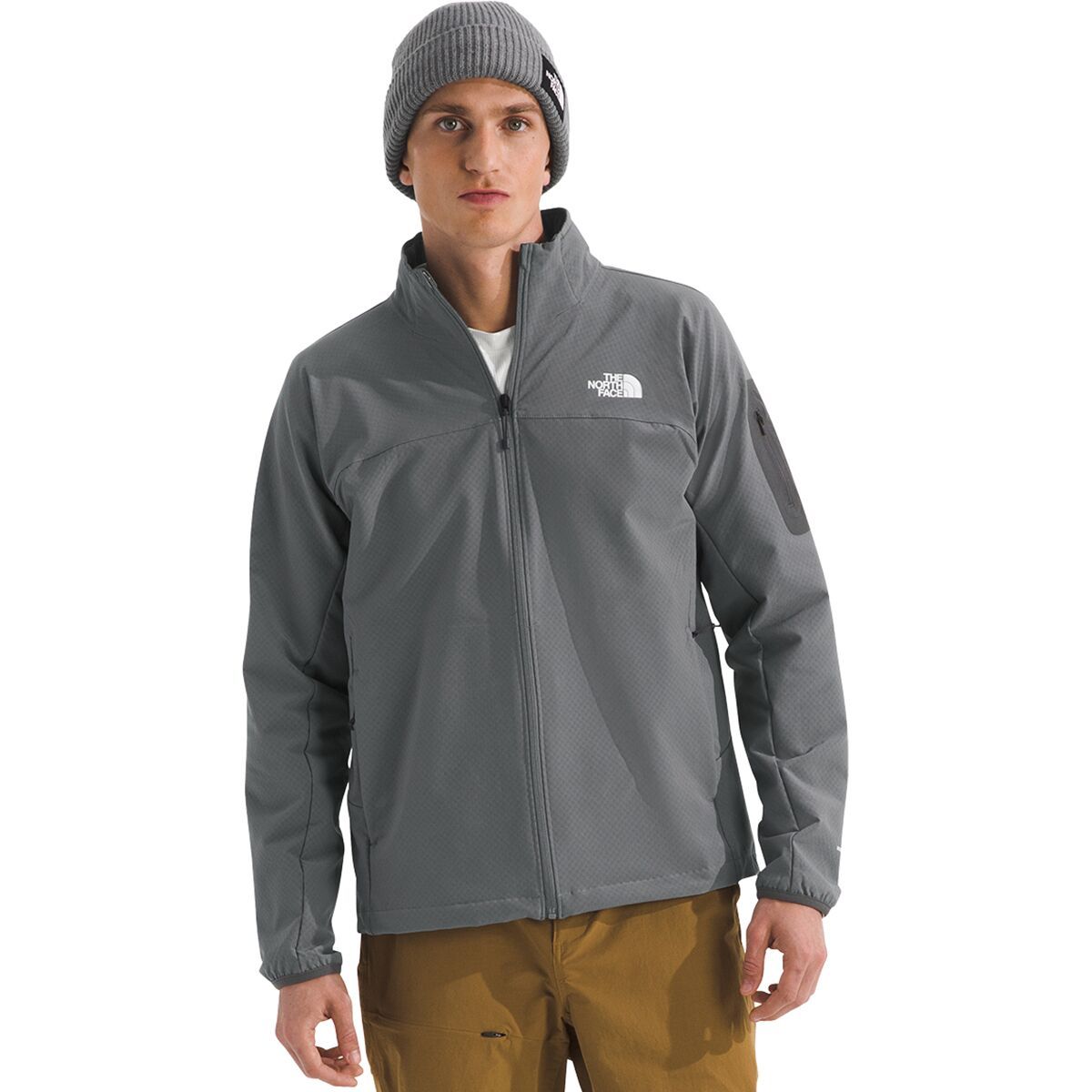 Image of The North Face Tek Approach Jacket - Men's Smoked Pearl/Anthracite Grey, S