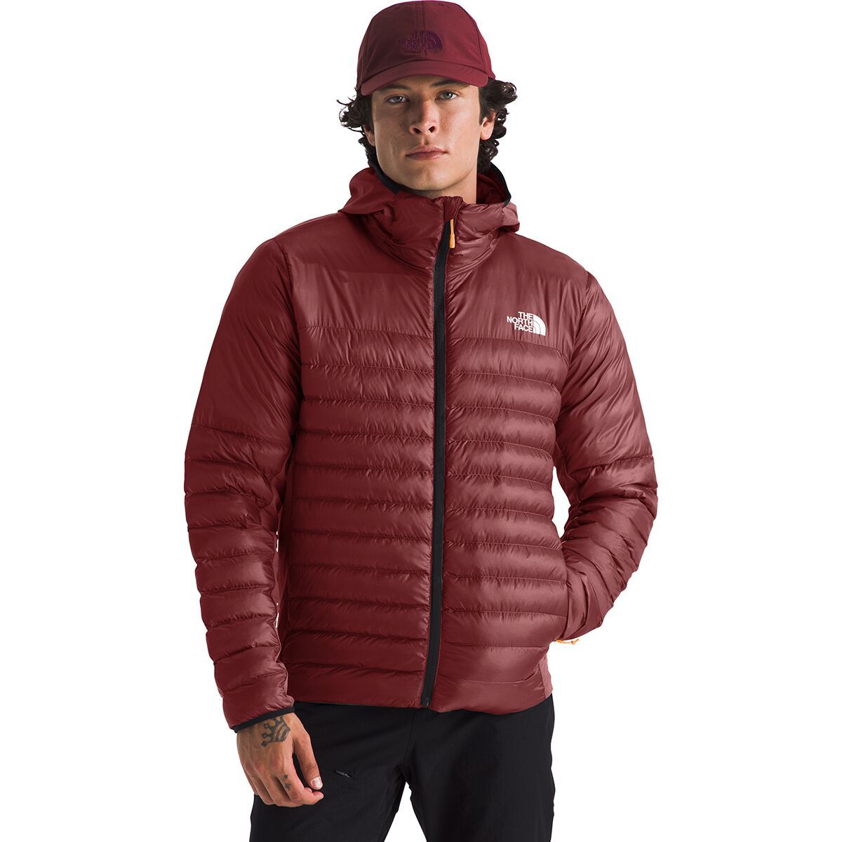 The North Face Terra Peak Hybrid Hoodie - Men's Sumac/Digital Orange, XXL