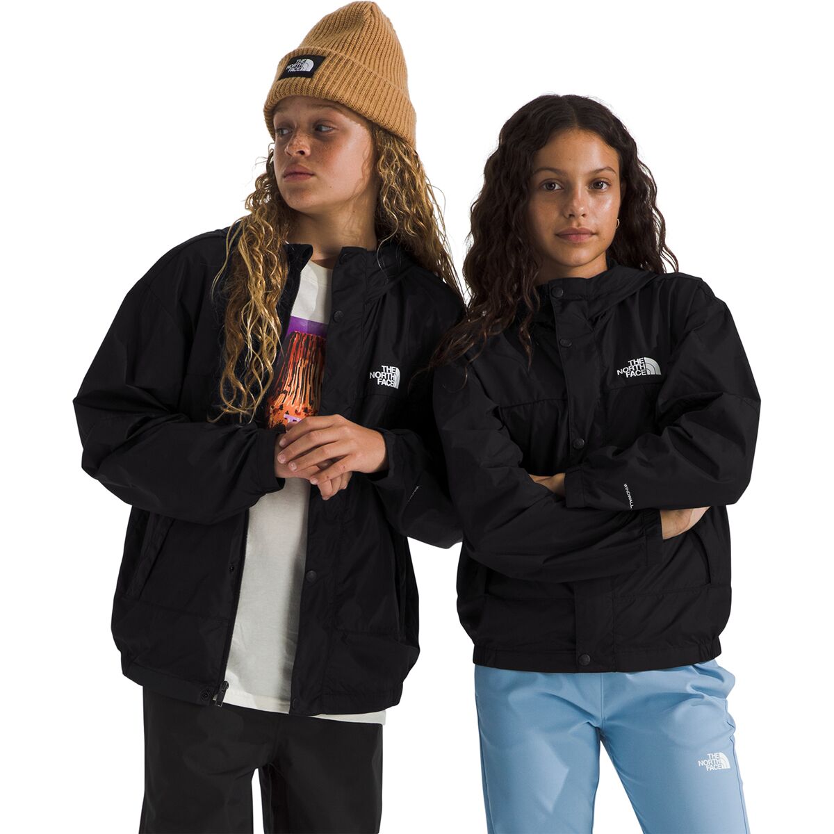 Image of The North Face Mountain Wind Jacket - Kids' TNF Black, M