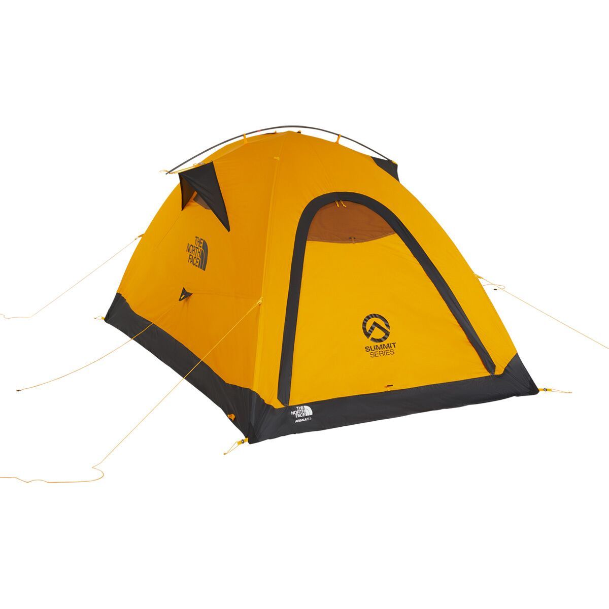 The North Face Assault 3 FUTURELIGHT Tent: 3-Person 4-Season Summit Gold/Tin Grey, One Size