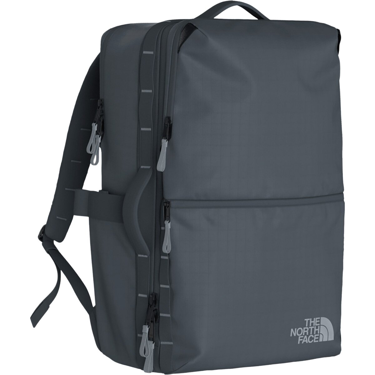 Image of The North Face Base Camp Voyager Travel Pack Granite Grey/Frost Grey, One Size