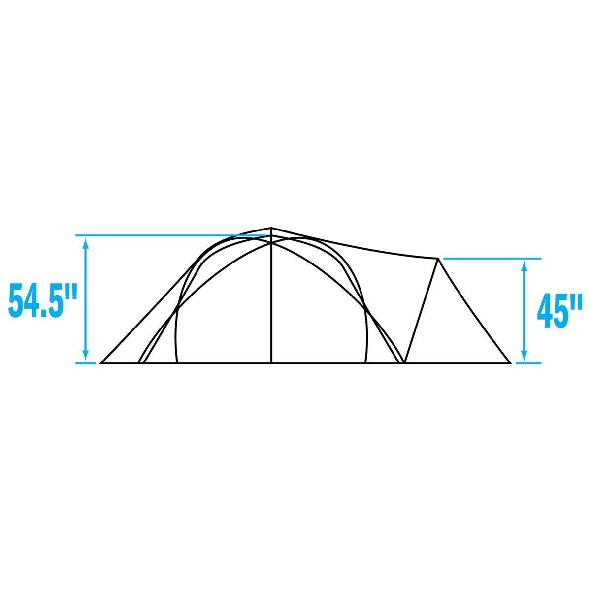 The North Face Bastion 4-Person 3-Season Tent - Hike & Camp