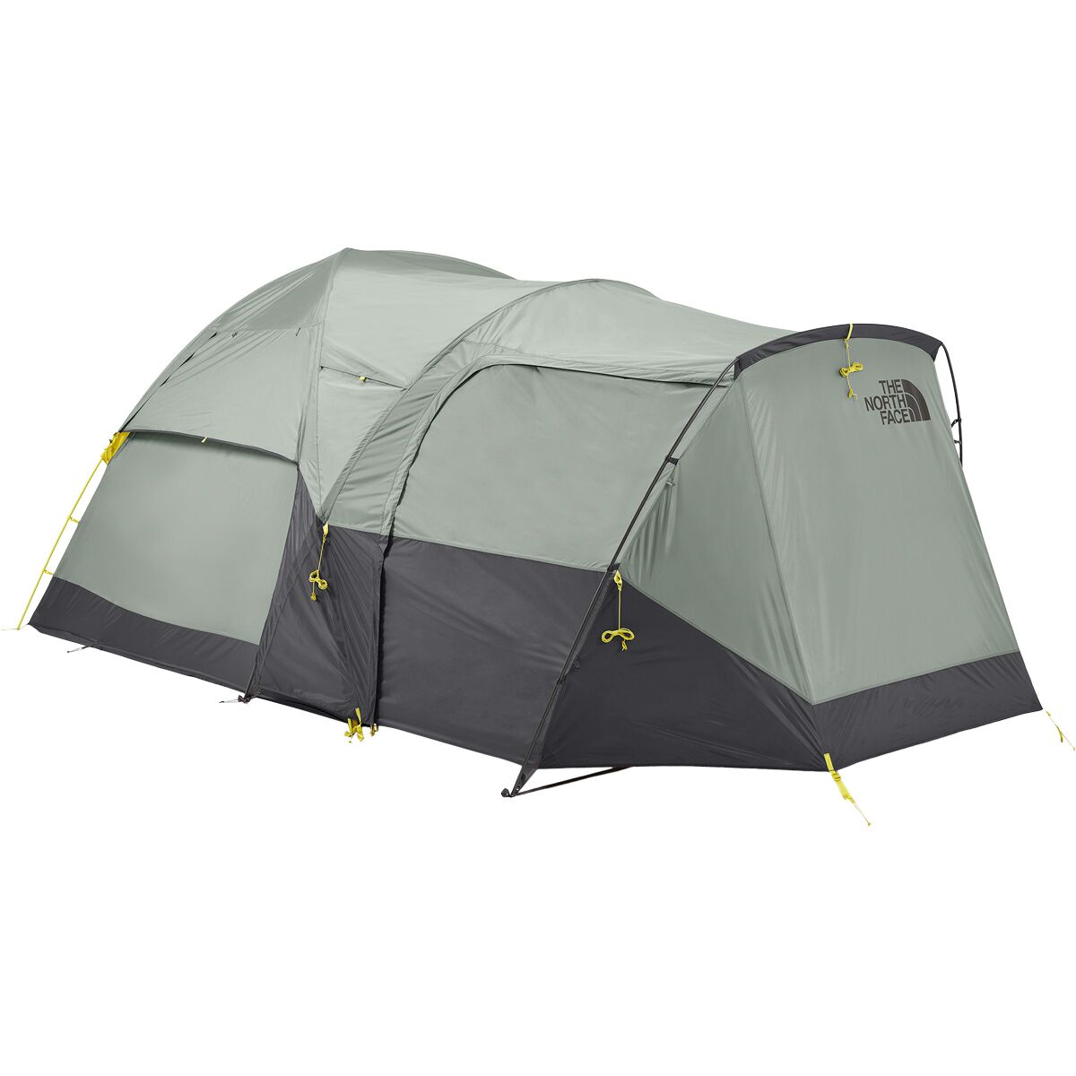 The North Face Wawona 6 Tent: 6-Person 3-Season Agave Green/Asphalt Grey