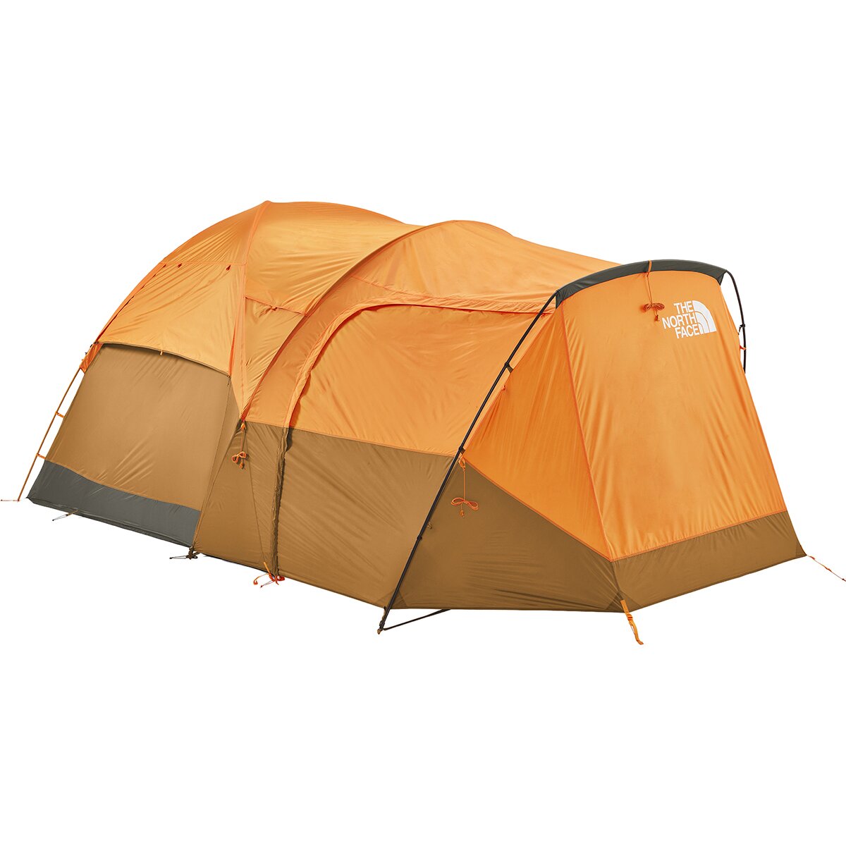Image of The North Face Wawona 6 Tent: 6-Person 3-Season Light Exuberance Orange/Timber Tan, One Size