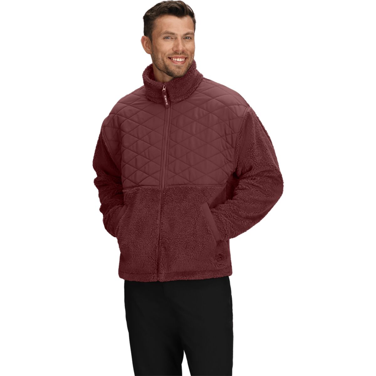 Image of The North Face Cabin Fleece Full-Zip Jacket - Men's Sumac, XXL