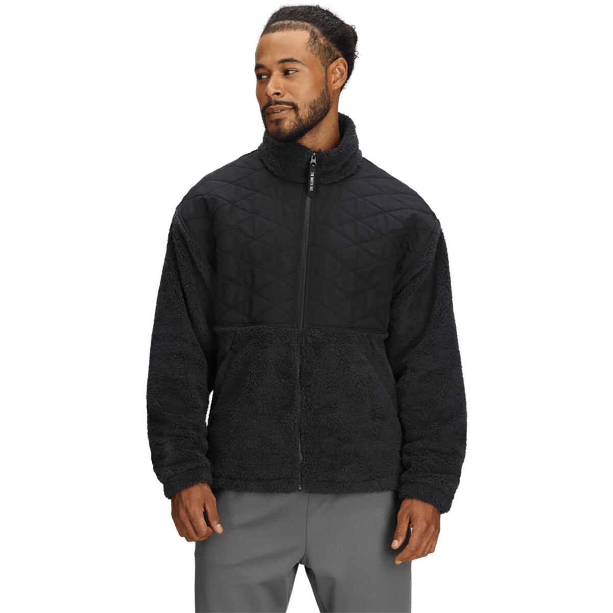 Image of The North Face Cabin Fleece Full-Zip Jacket - Men's TNF Black, XXL