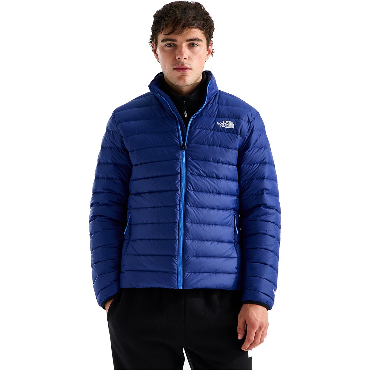 Image of The North Face Classic Down Jacket - Men's Bold Blue, XXL