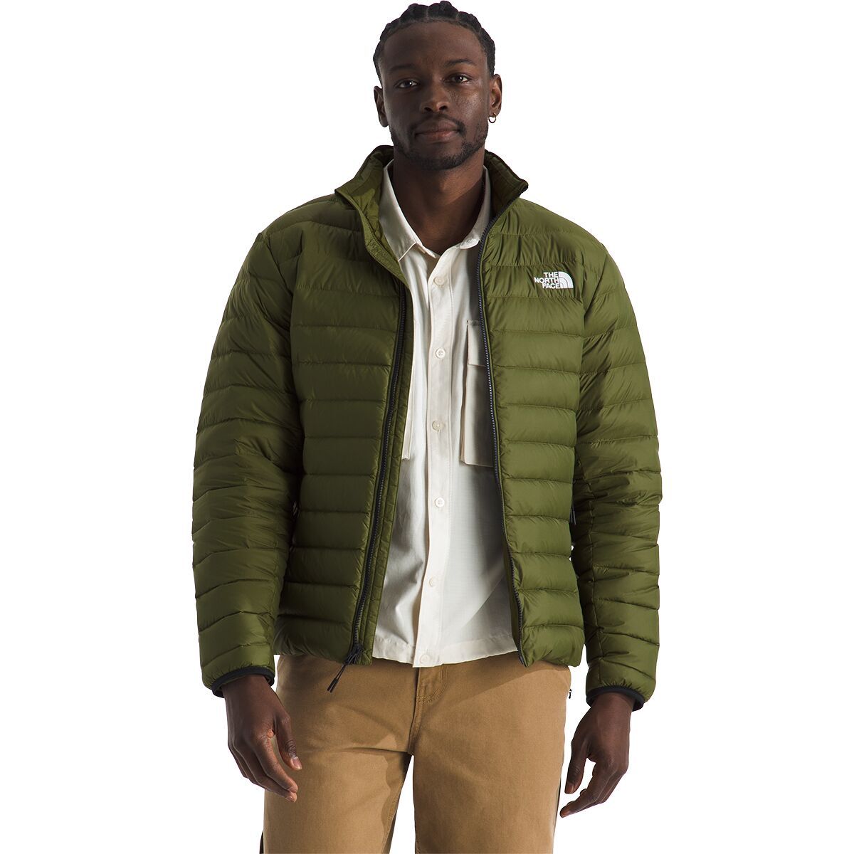 Image of The North Face Classic Down Jacket - Men's Woodland Green, XL