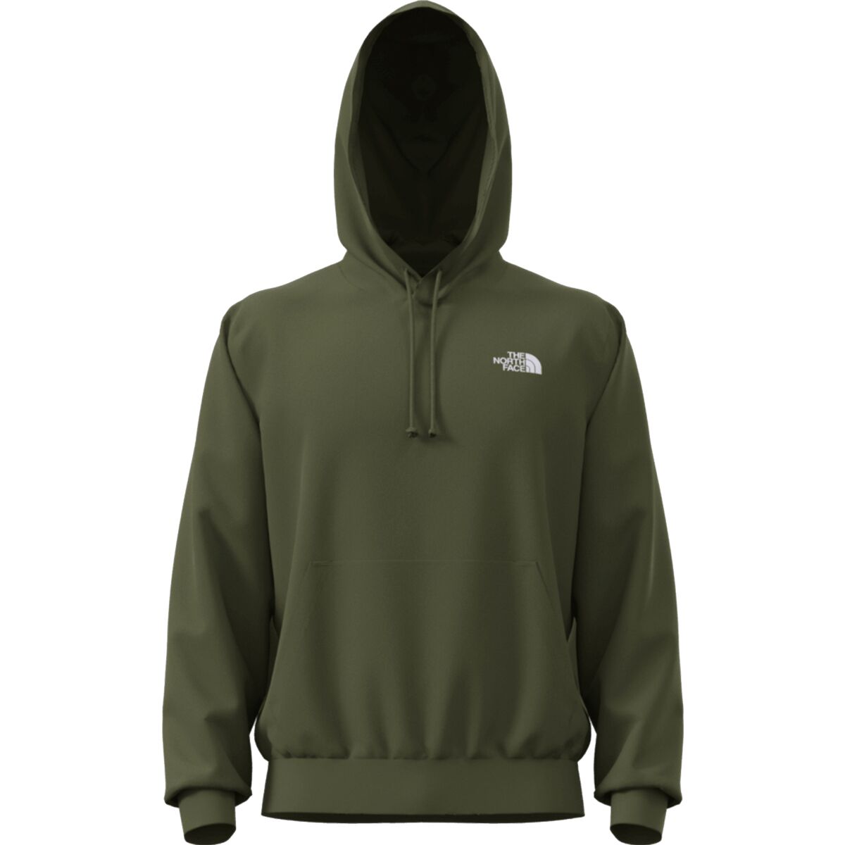Image of The North Face Evolution Box Camo Fill Graphic Hoodie - Men's Woodland Green, M