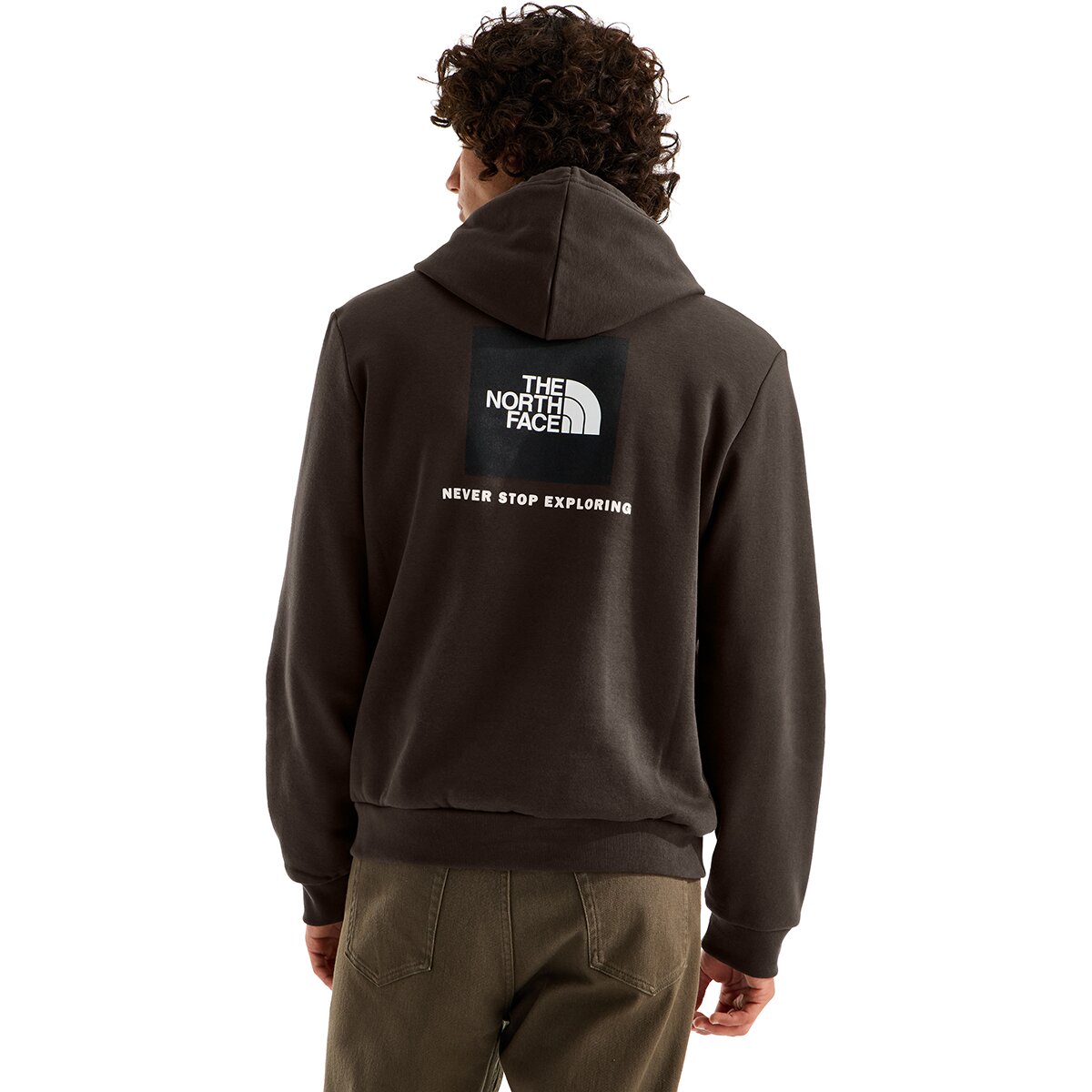 Image of The North Face Evolution Box NSE Hoodie - Men's Dark Chestnut, S