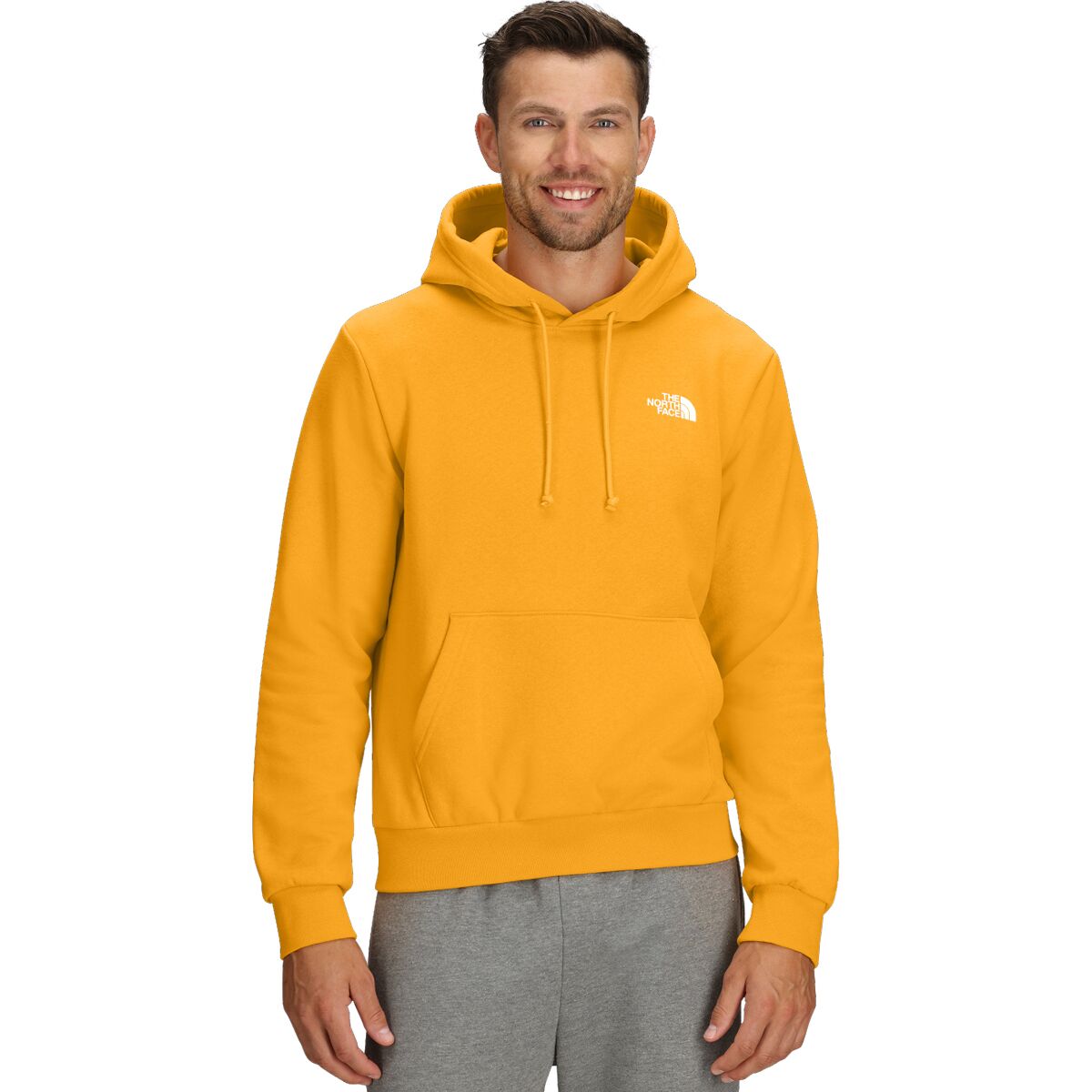 Image of The North Face Evolution Box NSE Hoodie - Men's Summit Gold, S