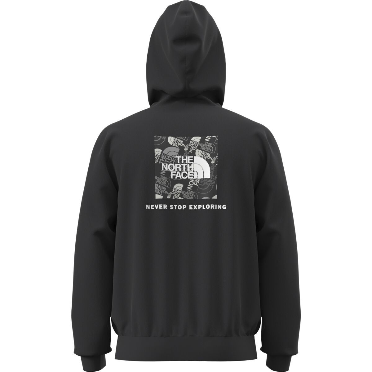 Image of The North Face Evolution Box Toss Fill Graphic Hoodie - Men's TNF Black, XL