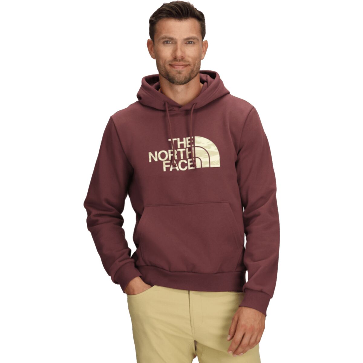 Image of The North Face Evolution Edge Of Light Half Dome Hoodie - Men's Sumac, S