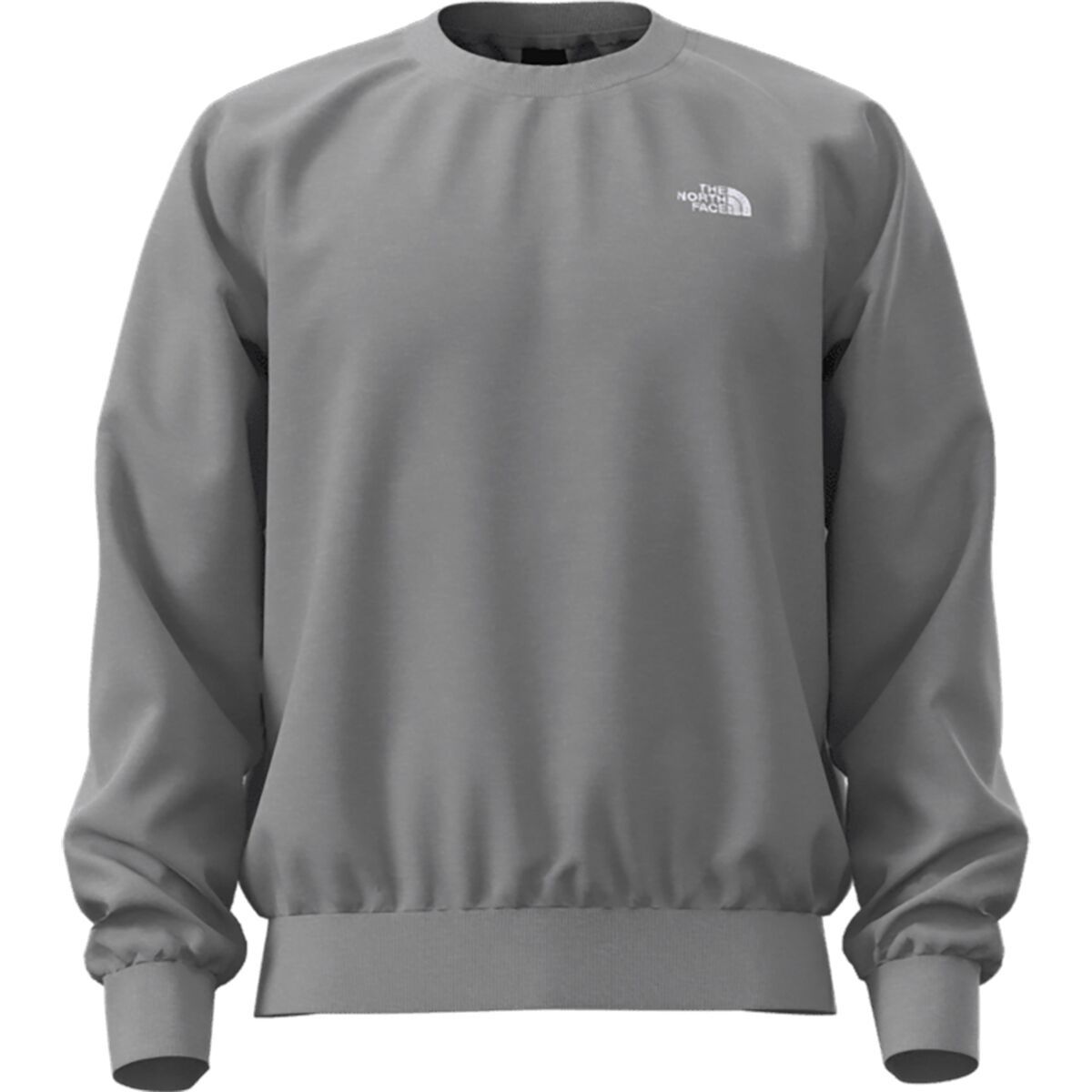 Image of The North Face Evolution Simple Dome Oversized Crew Sweatshirt - Men's TNF Pale Grey Heather, S