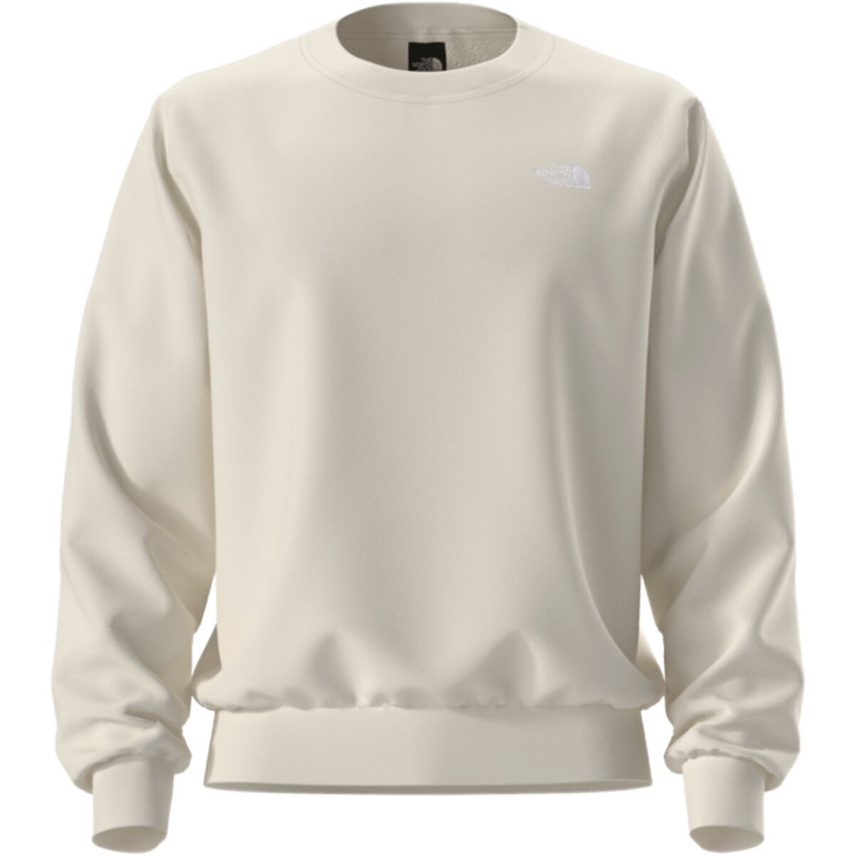Image of The North Face Evolution Embroidered Crew Sweatshirt - Men's White Dune, XS