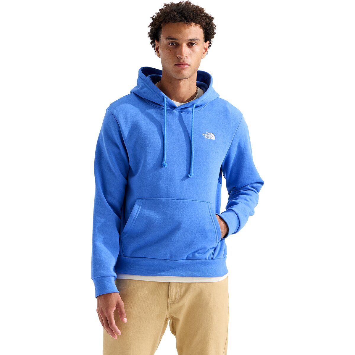 Image of The North Face Evolution Simple Dome Hoodie - Men's Active Blue, S