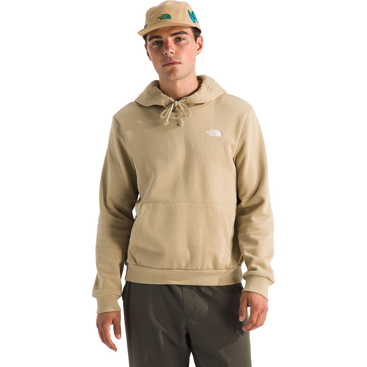 Image of The North Face Evolution Simple Dome Hoodie - Men's Khaki Stone, L
