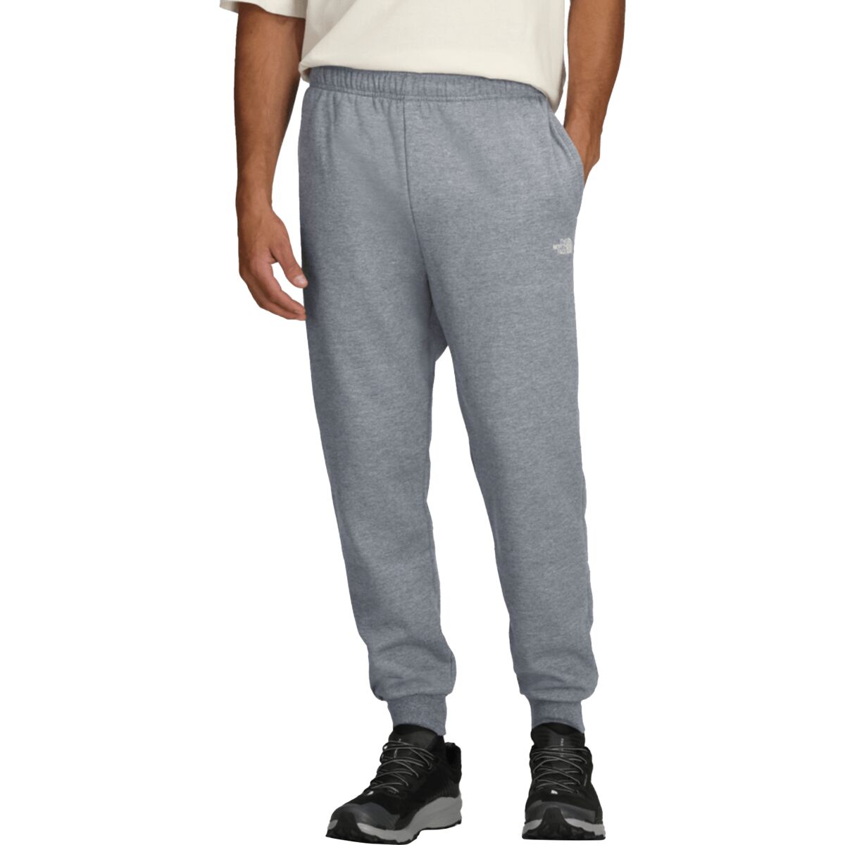 Image of The North Face Evolution Embroidered Jogger - Men's TNF Mid Grey Heather, XXL/Reg