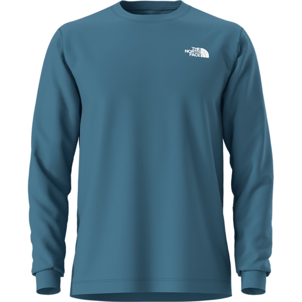 Image of The North Face Evolution Embroidered Long-Sleeve T-Shirt - Men's Dusk Blue, S