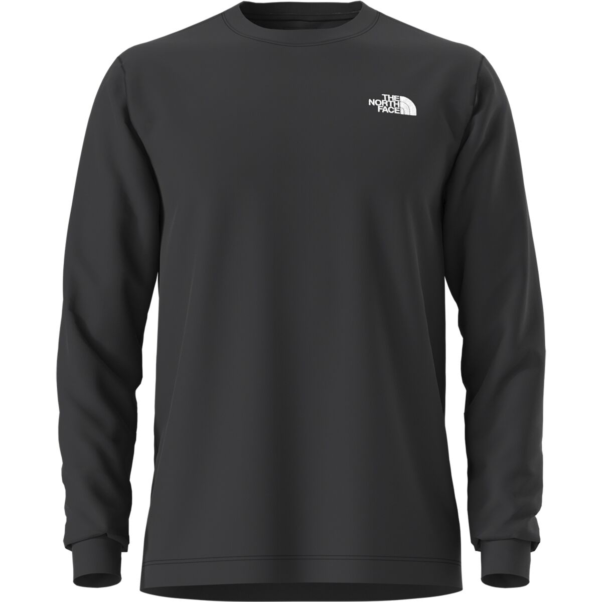 Image of The North Face Evolution Embroidered Long-Sleeve T-Shirt - Men's TNF Black, S