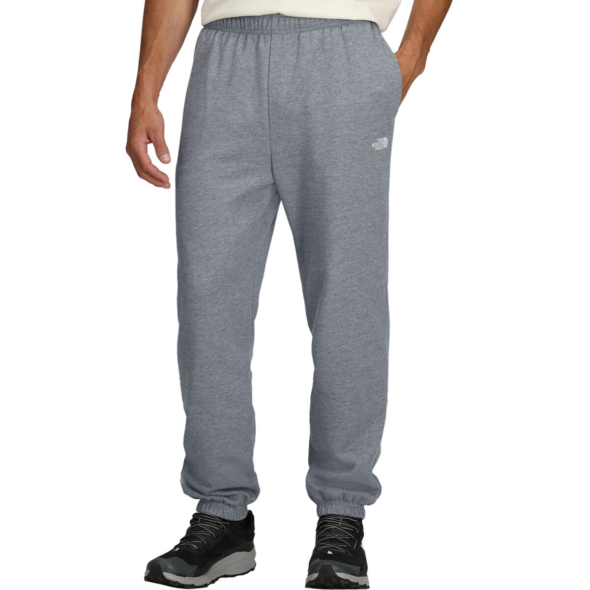 Image of The North Face Evolution Embroidered Pant - Men's TNF Mid Grey Heather, XL/Reg