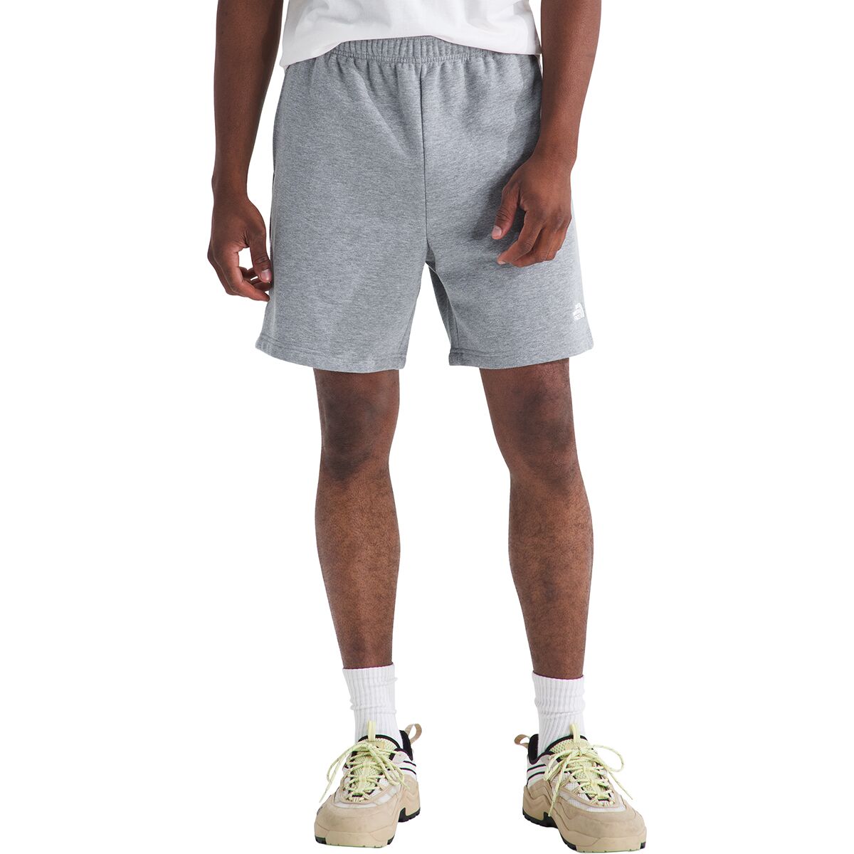 Image of The North Face Evolution Simple Dome Regular Short - Men's TNF Pale Grey Heather, XL/Reg