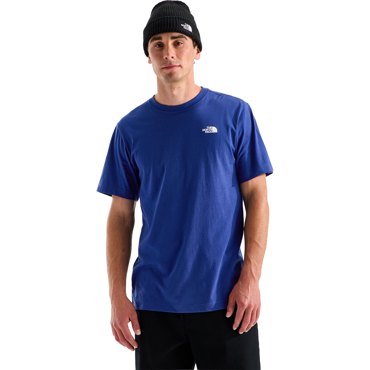 Image of The North Face Evolution Embroidered Short-Sleeve T-Shirt - Men's Bold Blue, M