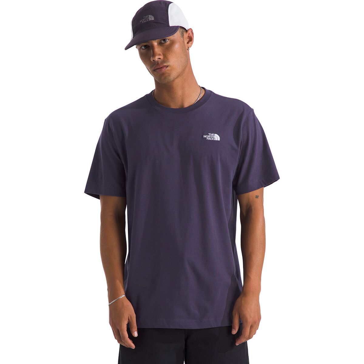 Image of The North Face Evolution Embroidered Short-Sleeve T-Shirt - Men's Endless Dusk, M