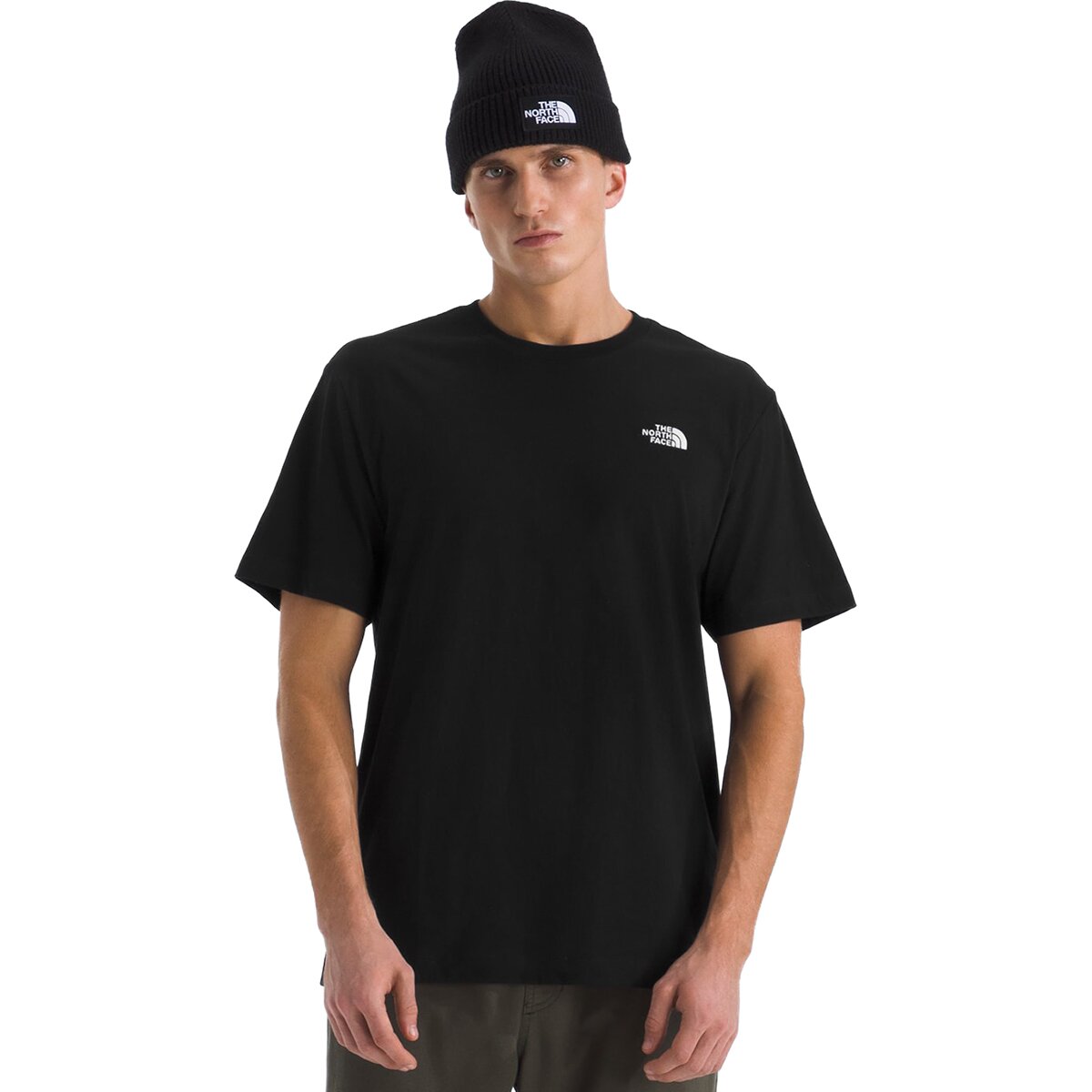 Image of The North Face Evolution Embroidered Short-Sleeve T-Shirt - Men's TNF Black, S