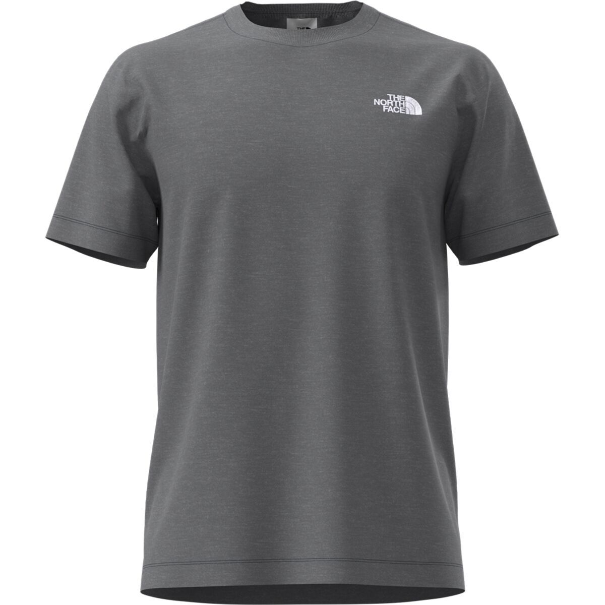 Image of The North Face Evolution Embroidered Short-Sleeve T-Shirt - Men's TNF Mid Grey Heather, L