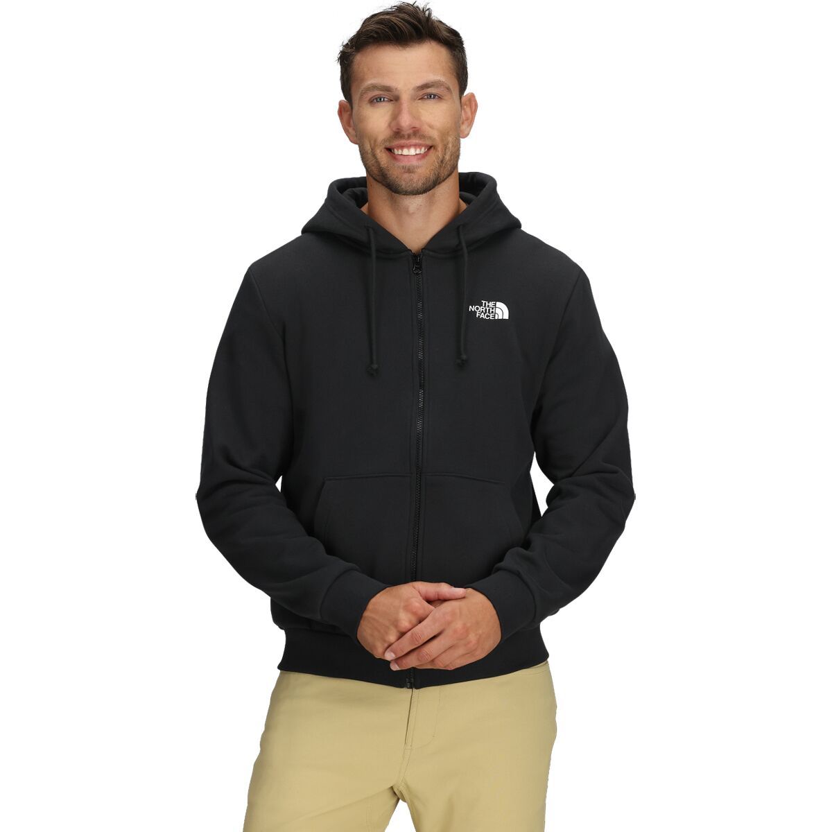 Image of The North Face Evolution Half Dome Full-Zip Hoodie - Men's TNF Black, XL