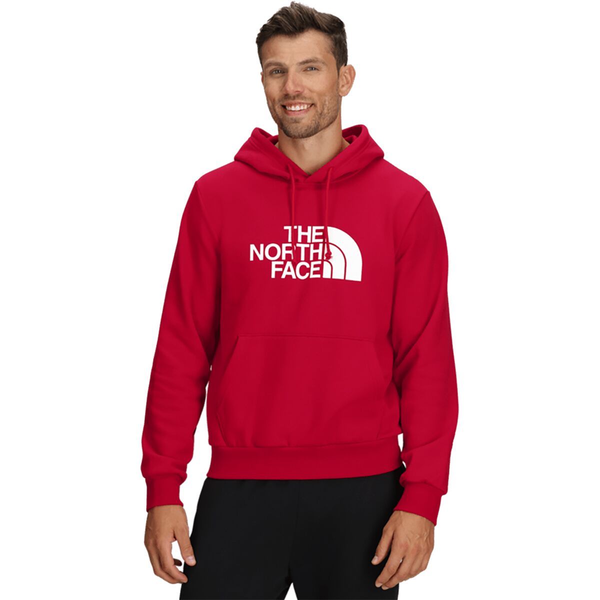 Image of The North Face Evolution Half Dome Hoodie - Men's TNF Red, L