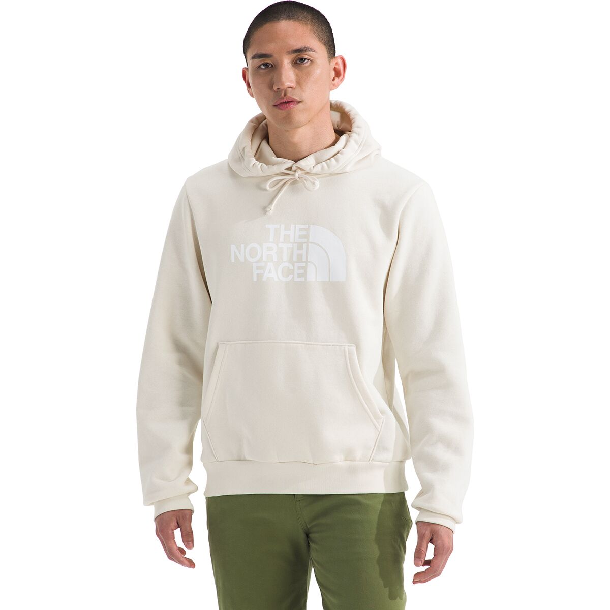 Image of The North Face Evolution Half Dome Hoodie - Men's White Dune, L