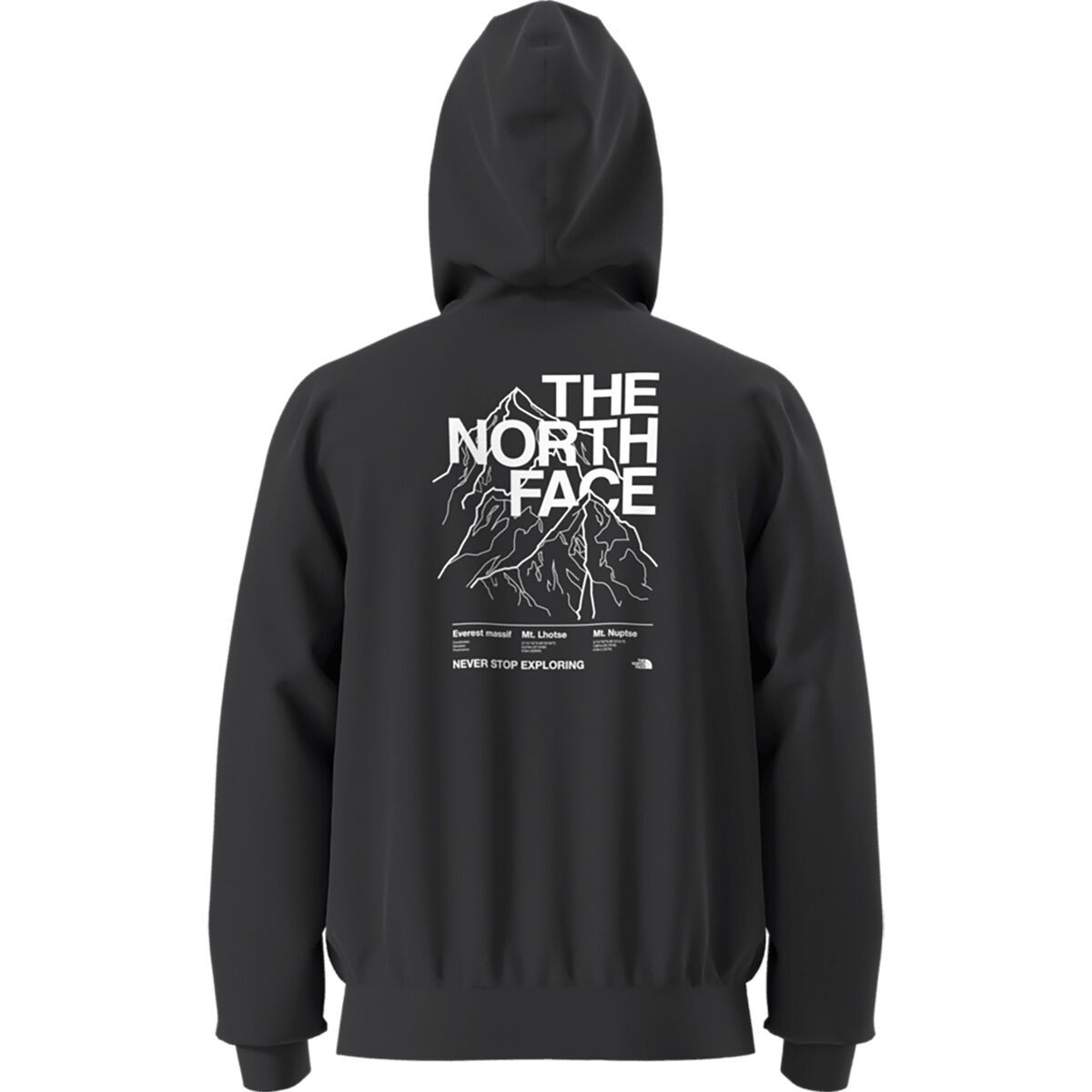 The North Face Evolution Half Dome Mountain Graphic Hoodie - Men's TNF Black, XS