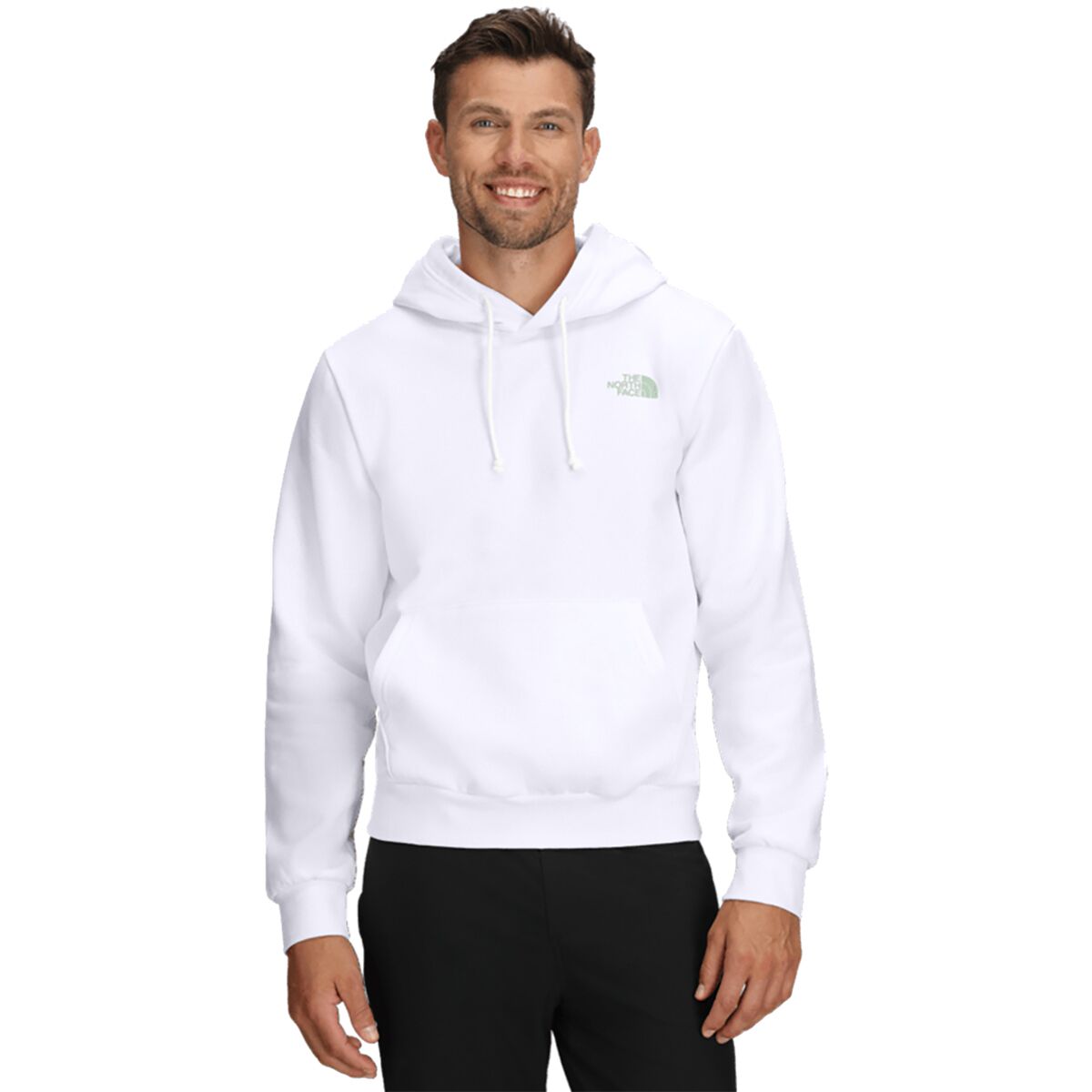 Image of The North Face Evolution Mountain Woods Graphic Hoodie - Men's TNF White, L