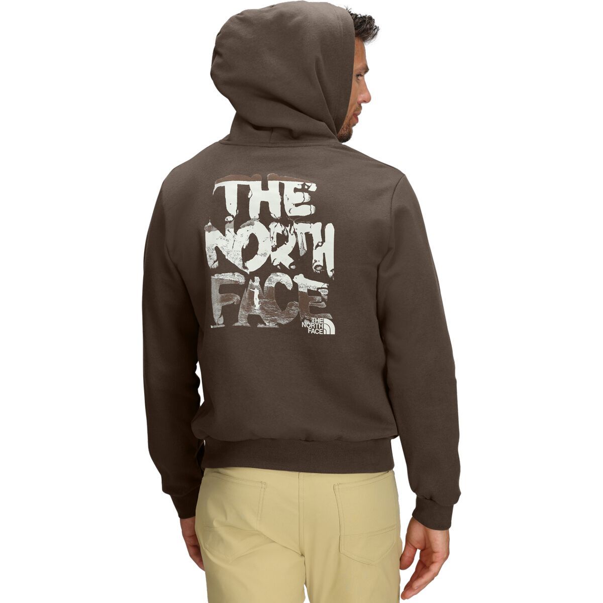 Image of The North Face Evolution Nature Exposure Graphic Hoodie - Men's Smokey Brown, M